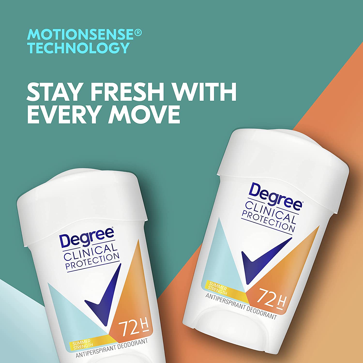 Degree Clinical Protection Antiperspirant Deodorant 72-Hour Sweat & Odor Protection Summer Strength Antiperspirant for Women 1.7 oz - Image 5